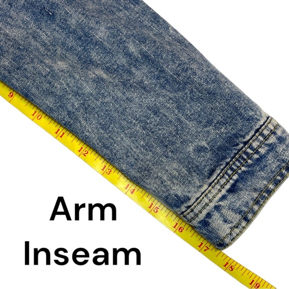 Vintage Y2K Jalate Jeans Acid Wash Denim Jean Button Jacket Size Large - Picture 11 of 13